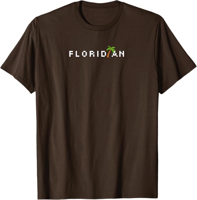 Pixelated Floridian FL Lovers T-Shirt