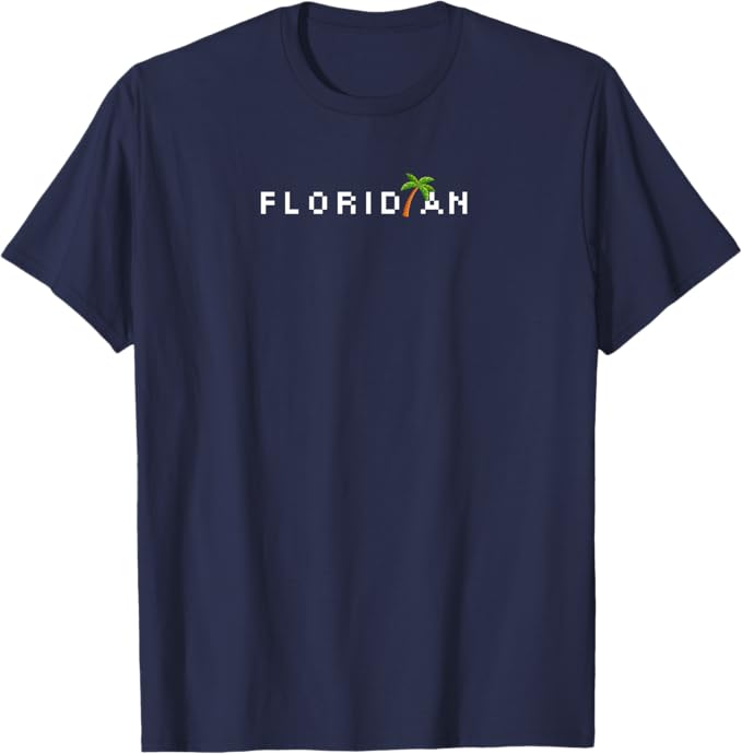 Pixelated Floridian FL Lovers T-Shirt